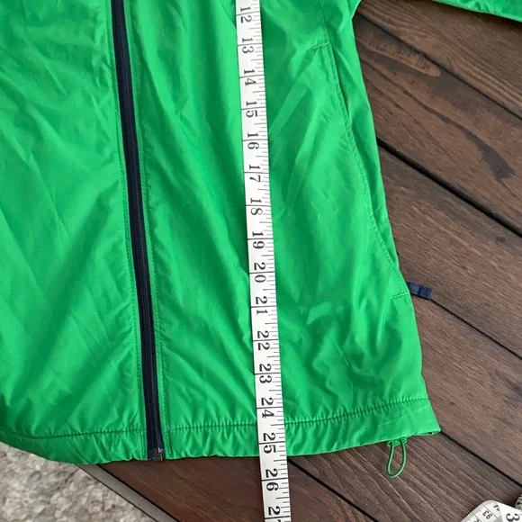 Women's Columbia Navy/Green Notre Dame Fighting Irish Forward Full-Zip windbr M - Picture 8 of 11